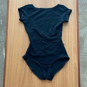 Yumiko M Black Leotard